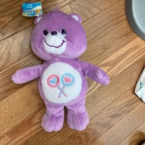 Vintage Y2K Care Bear Share Bear Stuffed Animal Plush NWT